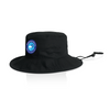 Wide Brim Bucket Hat - PBSLSC Colour Logo - Black